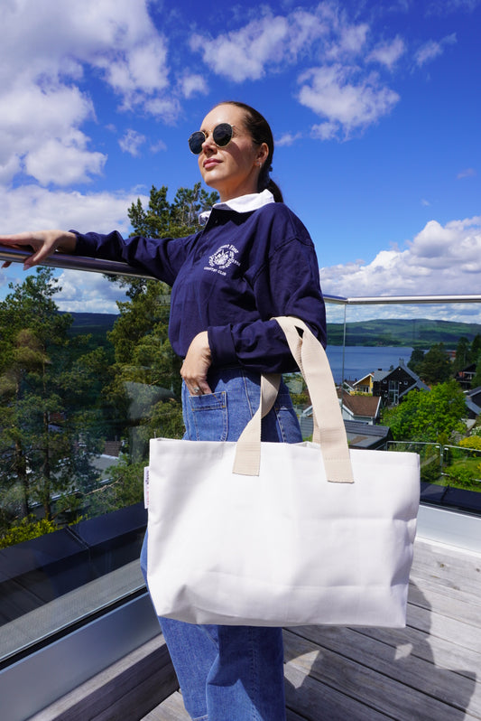 Fæbrik x Norsol - Stort handlenett - Rust rød mønstret